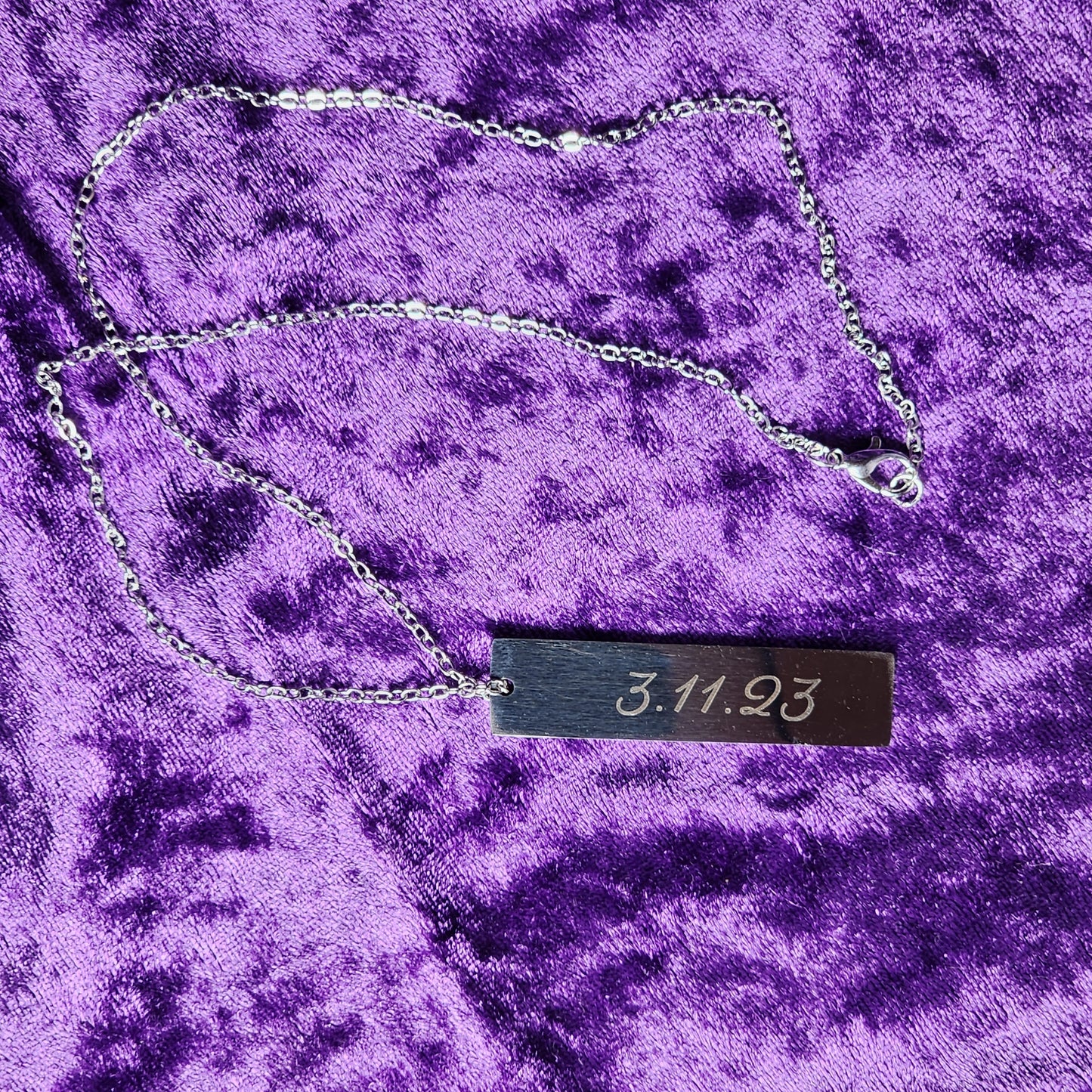 Collar de barra vertical personalizado