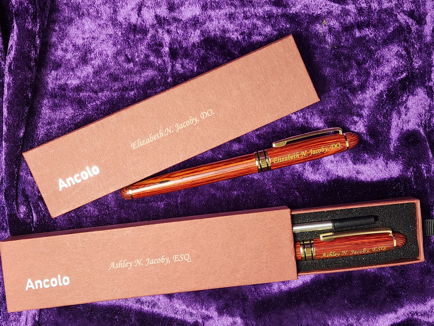 Personalisierter Stift aus Palisander