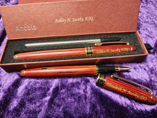 Personalisierter Stift aus Palisander