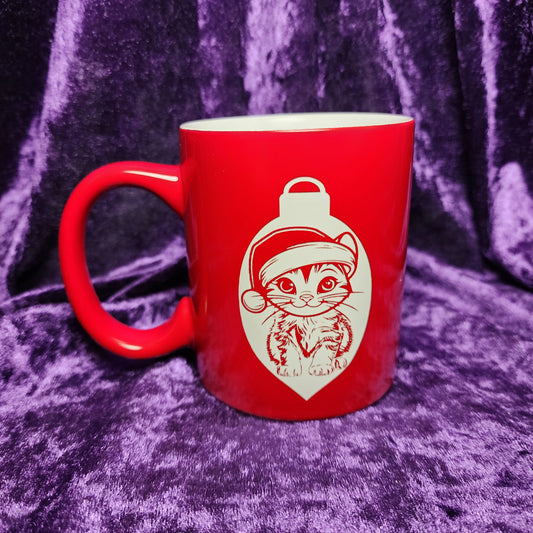 11 oz. Runder, individuell anpassbarer LazerMug aus Keramik