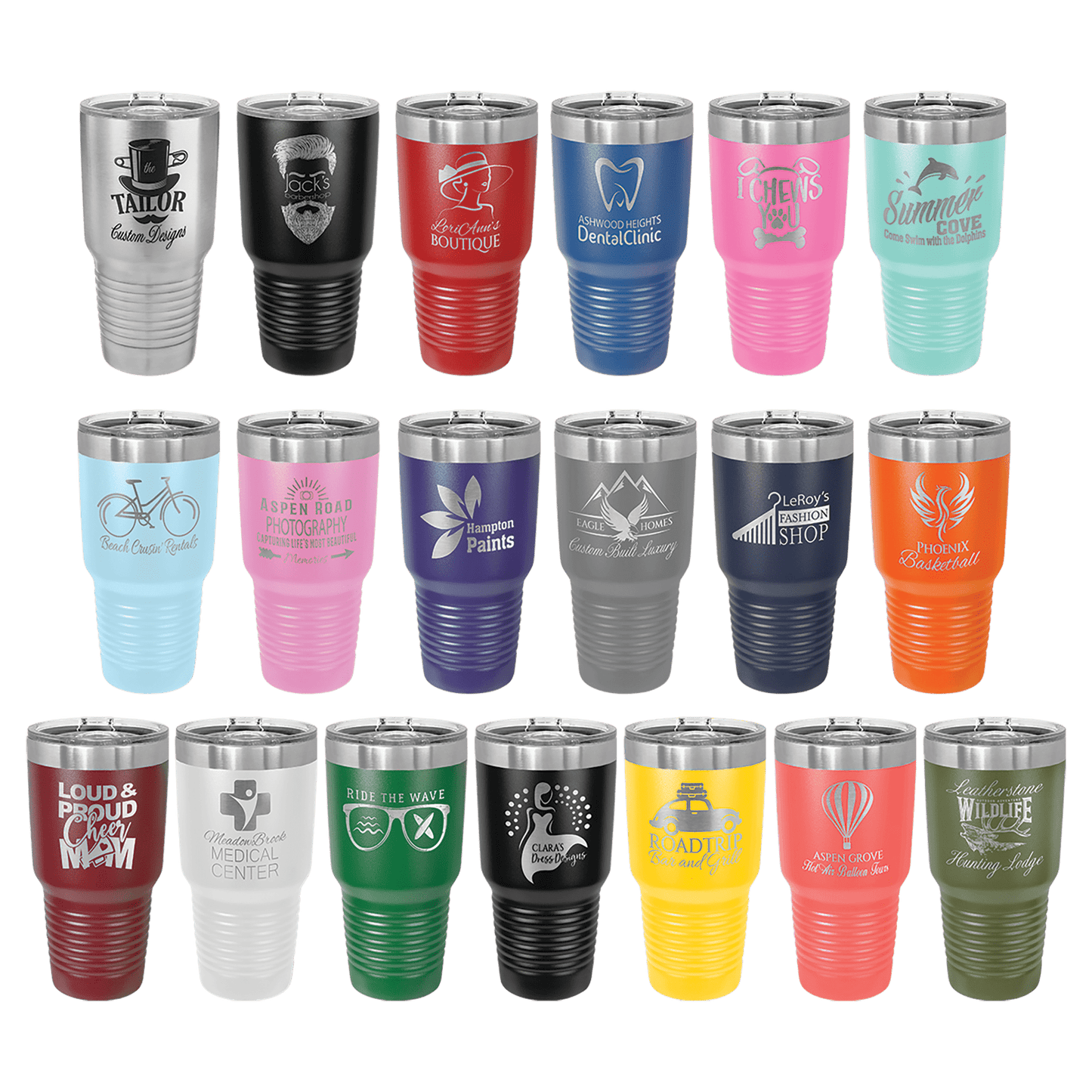 Isolierter Polar Camel-Becher mit individueller Gravur, 30 Unzen