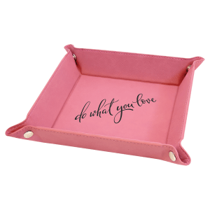 Personalisiertes Kunstleder-Flachmann-Geschenkset
