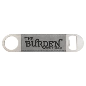 Leatherette and Stainless Steel Bottle Opener