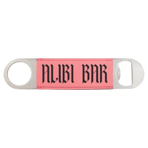 Leatherette and Stainless Steel Bottle Opener