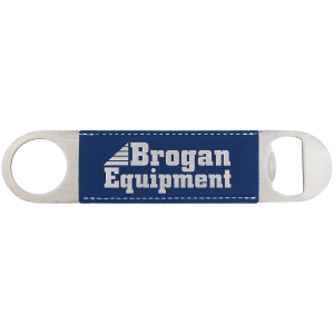 Leatherette and Stainless Steel Bottle Opener