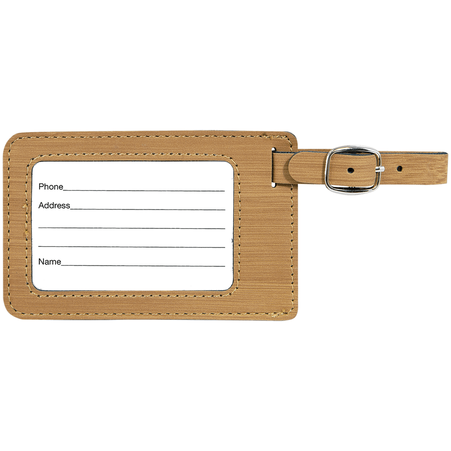 Personalisierter Kunstleder-Schlüsselanhänger, rund