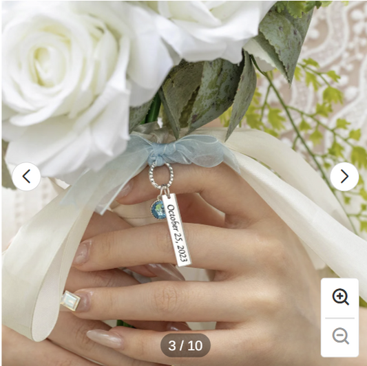 Dijes de flores del mes de nacimiento (solo dijes)