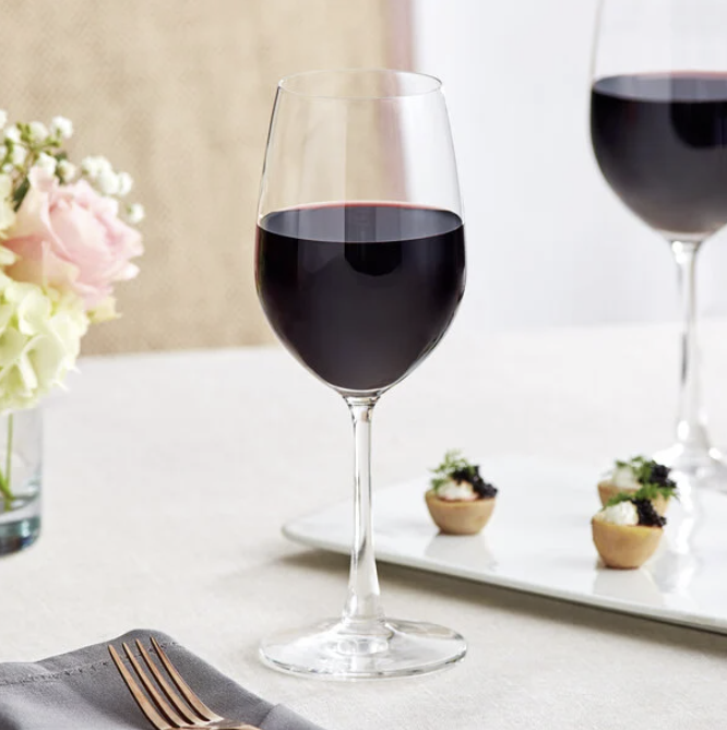 Customizable All-Purpose Wine Glass, 14.5oz with Shear Rim