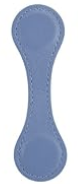 Personalisierter Kunstleder-Schlüsselanhänger, rund