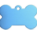 Personalisiertes Aluminium-ID-Tag, Knochenform