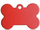 Personalisiertes Aluminium-ID-Tag, Knochenform