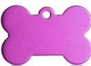 Personalisiertes Aluminium-ID-Tag, Knochenform