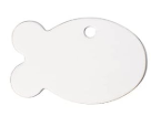 Personalisiertes Aluminium-ID-Tag, Fischform