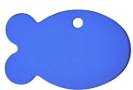 Personalisiertes Aluminium-ID-Tag, Fischform