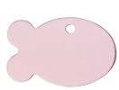 Personalisiertes Aluminium-ID-Tag, Fischform