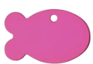 Personalisiertes Aluminium-ID-Tag, Fischform