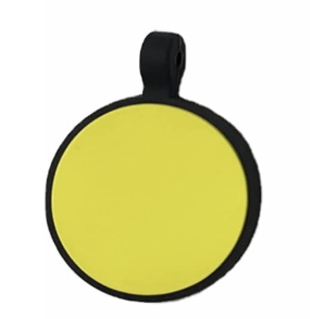 Graviertes Silikon-ID-Tag in Knochenform