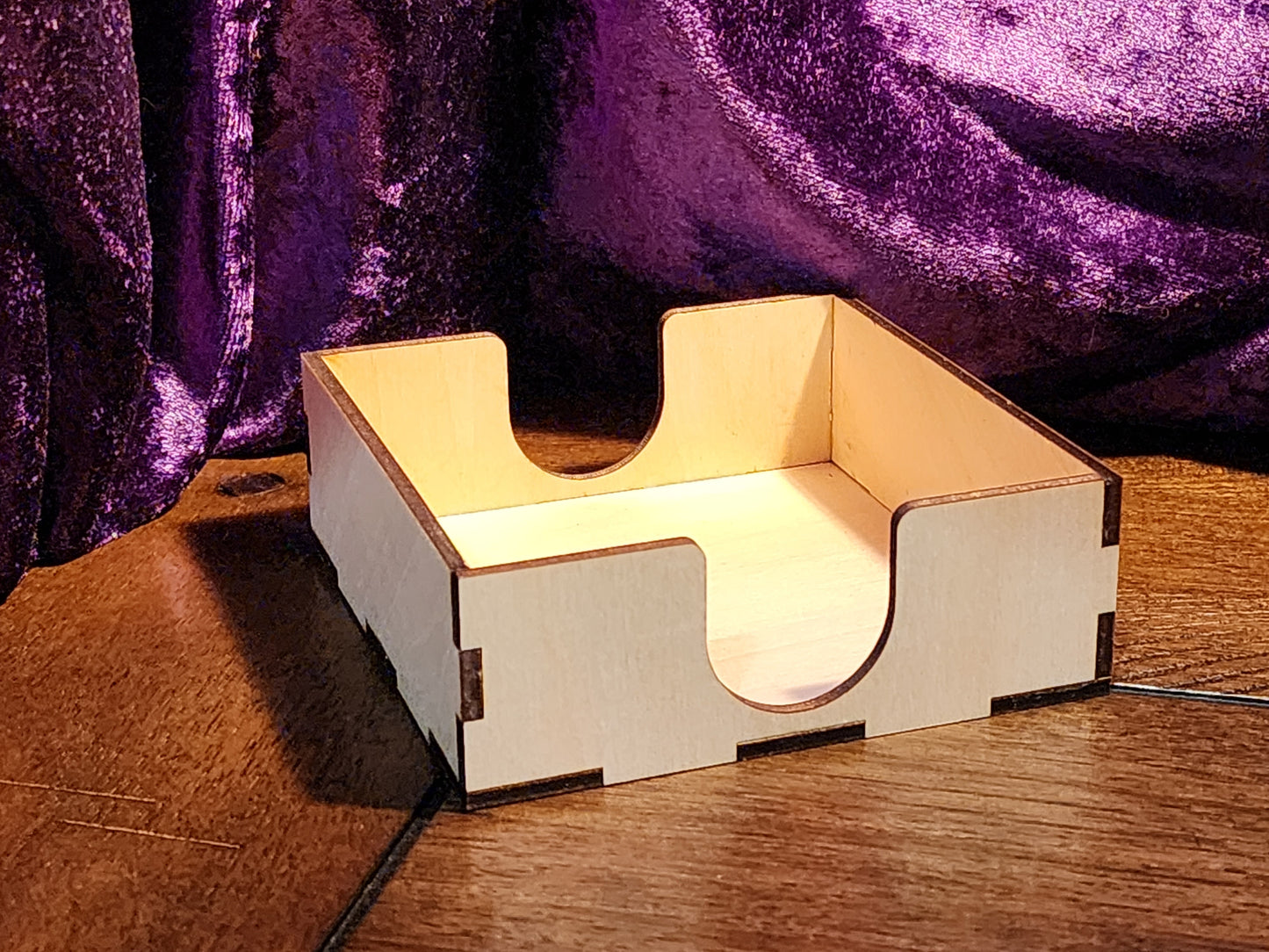Untersetzer-Caddy aus Holz