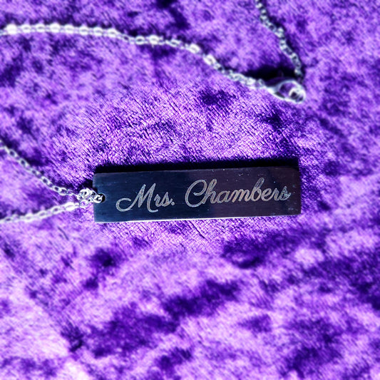 Collar de barra vertical personalizado