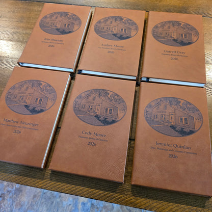 Customized Engraved Leatherette Journal (Lined Paper)