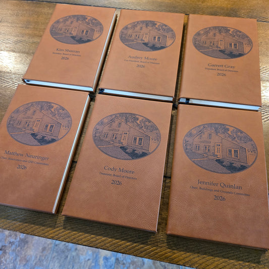 Customized Engraved Leatherette Journal (Lined Paper)