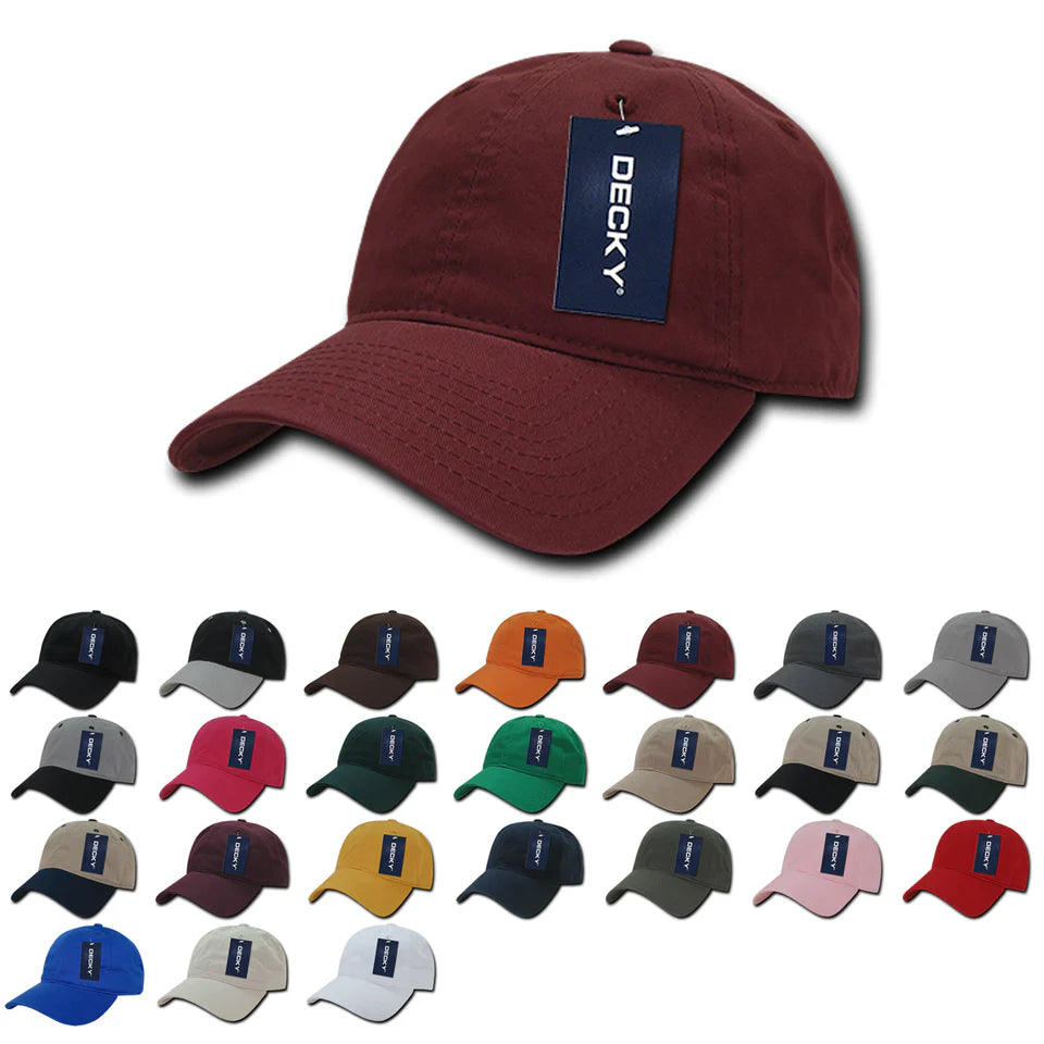 Relaxed Cotton Dad Hat with Customized Leatherette Patch
