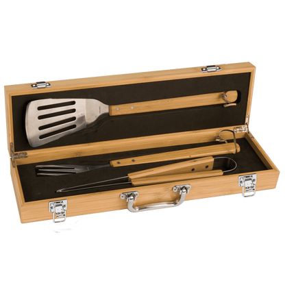 Personalized BBQ Tool Gift Set