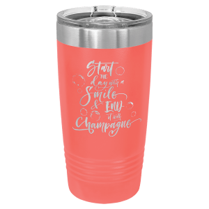 Vaso de camello polar aislado grabado personalizado, 20 onzas