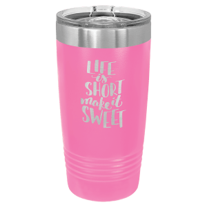 Vaso de camello polar aislado grabado personalizado, 20 onzas