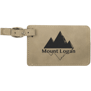 Laserable Leatherette Luggage Tag