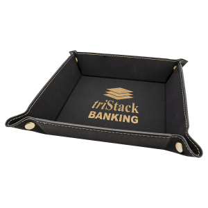 Customized Engraved Leatherette Tray