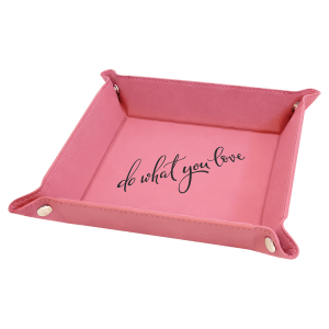 Customized Engraved Leatherette Tray