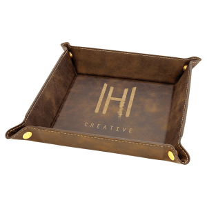 Customized Engraved Leatherette Tray