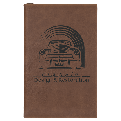 Personalisiertes Kunstleder-Flachmann-Geschenkset