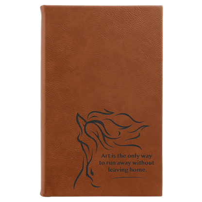 Personalisiertes Kunstleder-Flachmann-Geschenkset