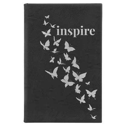 Personalisiertes Kunstleder-Flachmann-Geschenkset