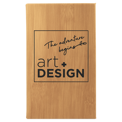 Personalisiertes Kunstleder-Flachmann-Geschenkset