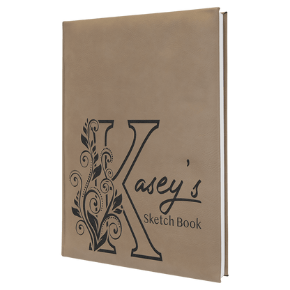 Personalisiertes Kunstleder-Flachmann-Geschenkset