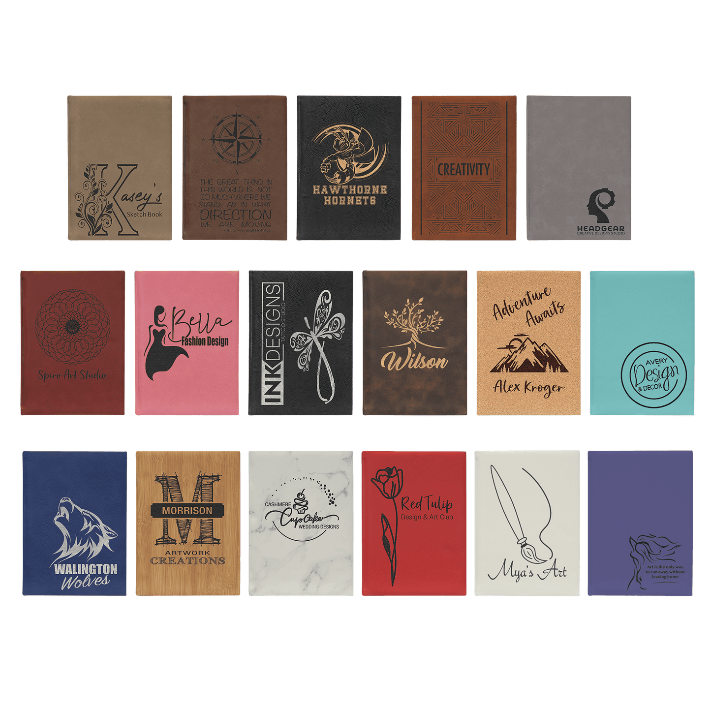 Personalisiertes Kunstleder-Flachmann-Geschenkset