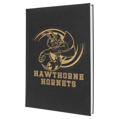 Personalisiertes Kunstleder-Flachmann-Geschenkset