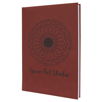 Personalisiertes Kunstleder-Flachmann-Geschenkset