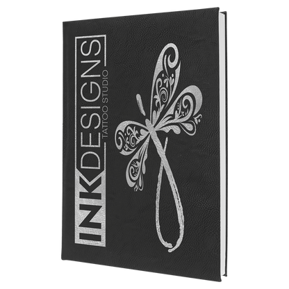 Personalisiertes Kunstleder-Flachmann-Geschenkset