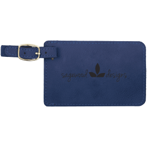 Laserable Leatherette Luggage Tag