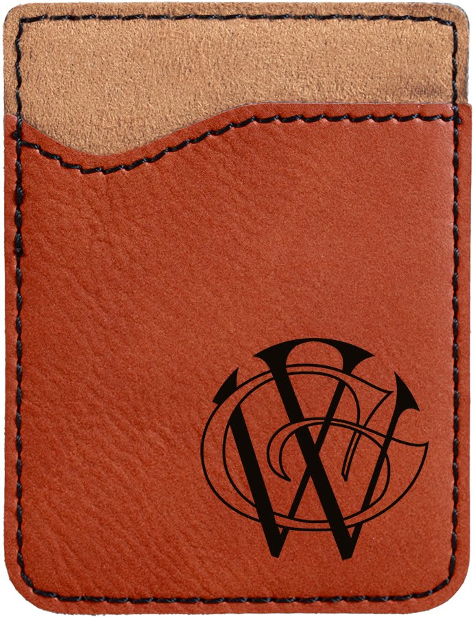 Custom Laser Engraved Leatherette Phone Wallet