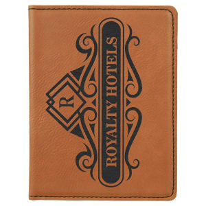 Personalized Leatherette Passport Holder