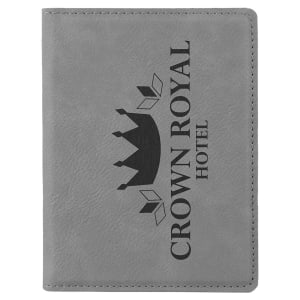 Personalized Leatherette Passport Holder