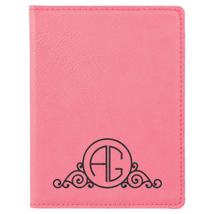 Personalized Leatherette Passport Holder