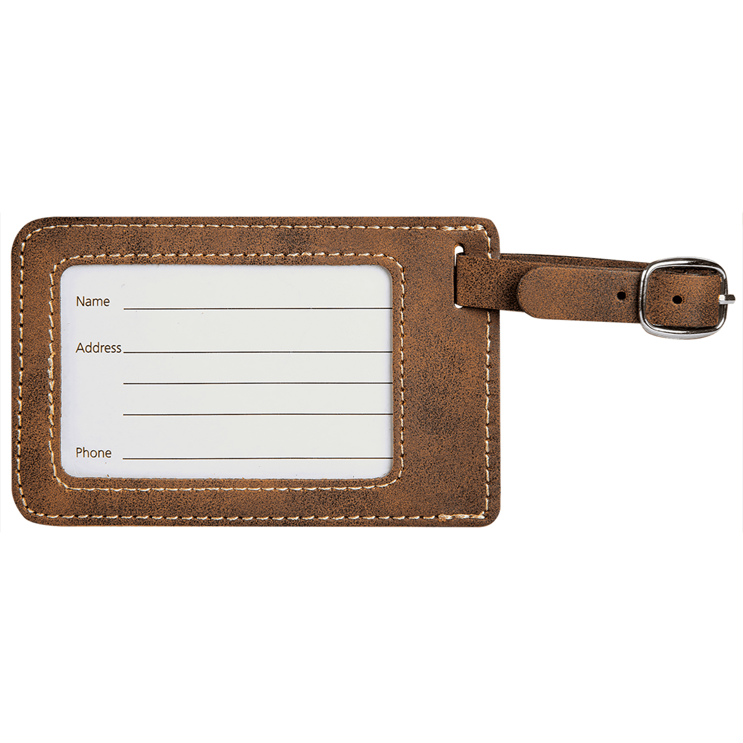 Laserable Leatherette Luggage Tag