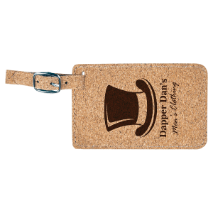 Laserable Leatherette Luggage Tag