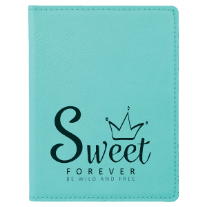 Personalized Leatherette Passport Holder